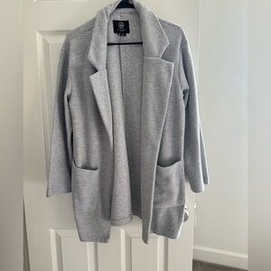 Gray Sweater Trench
